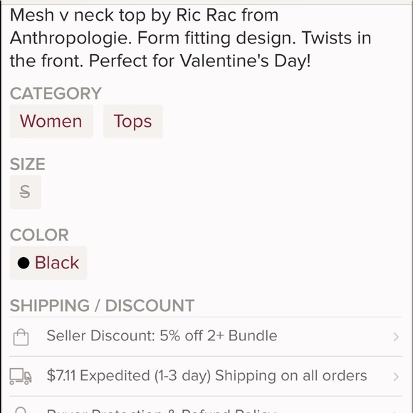 Rick Rack Mesh Top - Picture 5 of 5